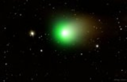 The Big Green Comet Close View
