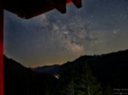 Milky Way on Fire (spotted from tower)