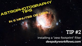 Do you have the perfect setup for your image train, but adding a filter throws everything off? You might be surprised how a simple little adapter enables you to insert a filter without changing the length of your backfocus!